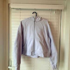 Lululemon Athletica Light Purple Zip-Up Hoodie